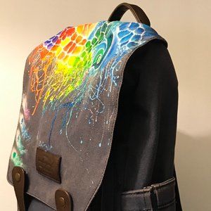 Painted Backpack Cool Art